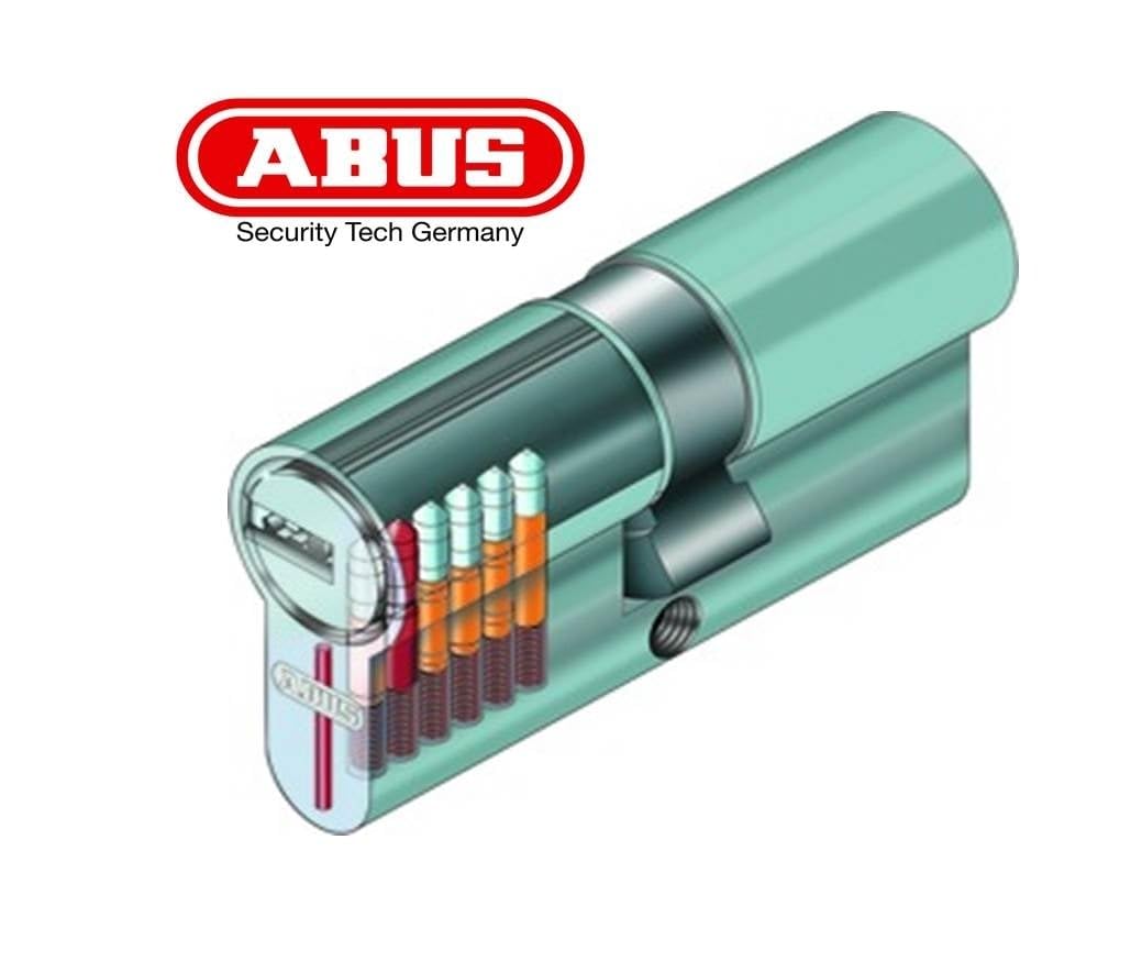 Abus 33460 - Cilindro de la puerta con llave, 35x40 mm, plateado