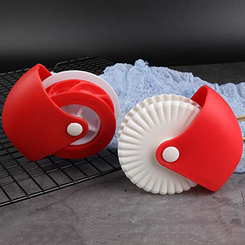 Cortador de roda de massa Zwbfu para massa de torta, decorador de massa de pizza, massa, bordas reco