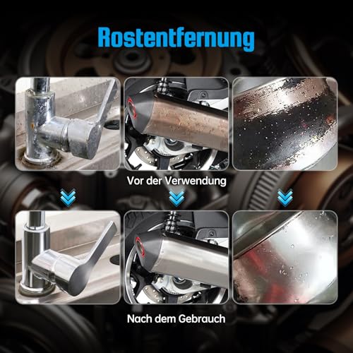BQHRJG Sandstrahlpistole Druckluft Arbeitsdruck 6,2 bar, Sandblaster Luftbedarf 198 L/min, Gewicht 602 g. Strahlpistole eignet sich zum Polieren, Entrosten, Reinigen von Verunreinigungen