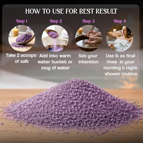 Image of Sage & Purification Spiritual Bath Salt 200g Negativity Removal, Aura Cleansing & Energy Protection Ritual Soak | Stress Relief, Detox & Spiritual Healing Bath