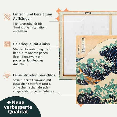 B&D XXL - Wandbilder XXL Strand 150x50 cm 1 tlg Wand Deko Leinwand Bilder Groß Wandbild Wohnzimmer Bild Schlafzimmer Kunstdruck Panoramabild - Meer Natur Landschaft Blick auf die Strände c-B-0158-b-a