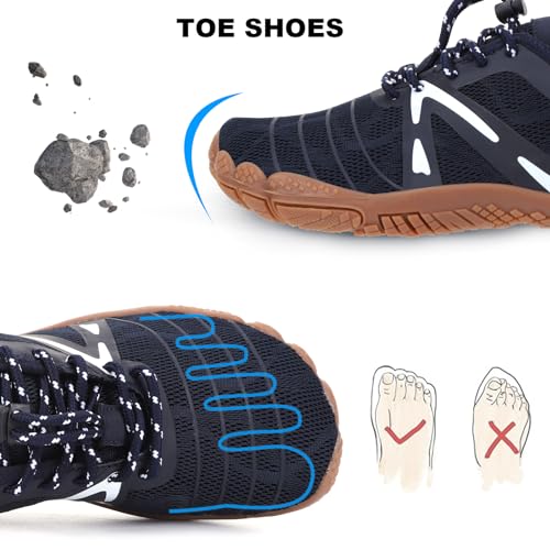 Image of Hike Barefoot Shoes for Men and Women, Professional Water Shoes, Barefoot Hiking Shoes for Travel, Wide Toe Box, Non-Slip, Breathable, No Dropping