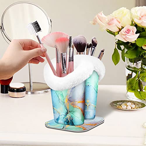 Image of FINTIE Plush Lined Double Eyeglasses Holder with Magnetic Base, Glasses Stand Case Organizer for Desk, Nightstand, Office