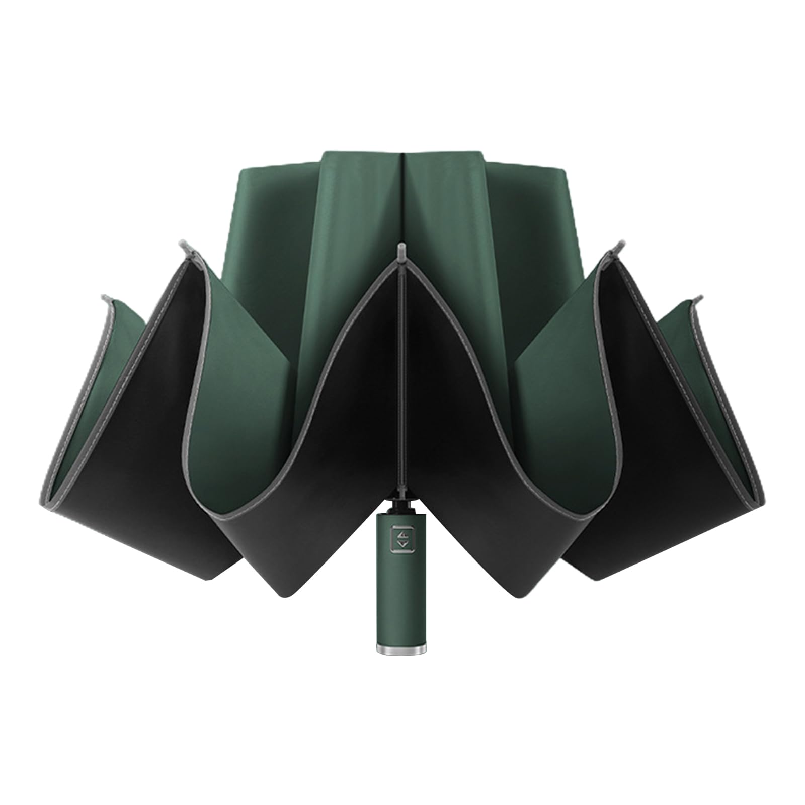 Kalttoy Men's Dark Green Uv For Sun Rain Umbrellas Windproof Portable Folding Umbrella Travel Umbrella Outdoor Protections Lightweig Uv Windproof Vented Travel Outdoor Sun & Rain Umbrellas