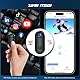 Baobylon Mini Action Cam WiFi,4K Unterwasserkamera Wasserdicht bis 30M,Freihand-POVs,Überall Anbringbar,360° Helmkamera Motorrad Fahrrad Bodycam Körperkamera,Mini Kamera,Multifunctional Accessories