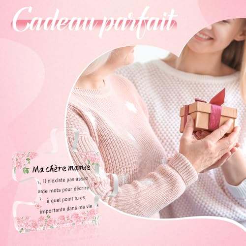 Xioabre Bloc Puzzle Acrylique Cœur 10x10cm Style Classique Cadeau Mamie Grand-Mère Anniversaire Fête Des Grands Mères Saint-Valentin Noël – vue 6