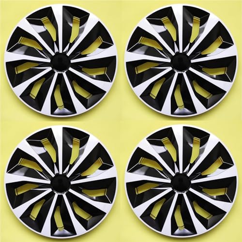 Enjoliveurs 13 pouces pour jante fer voiture berline design bicolore universel