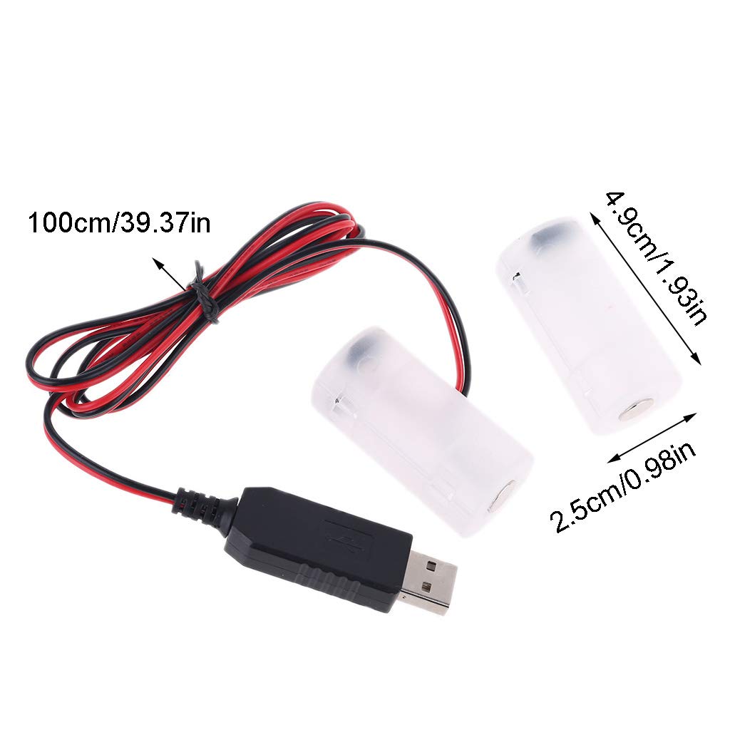 Câble D'élimination De Batterie USB Vers 6V LR14 C, Fil D'alimentation De Batterie Pour Jouets/contrôleurs/chauffe-eau à Gaz