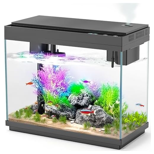 Smart 2.4 Gallon Aquarium with LED Lighting