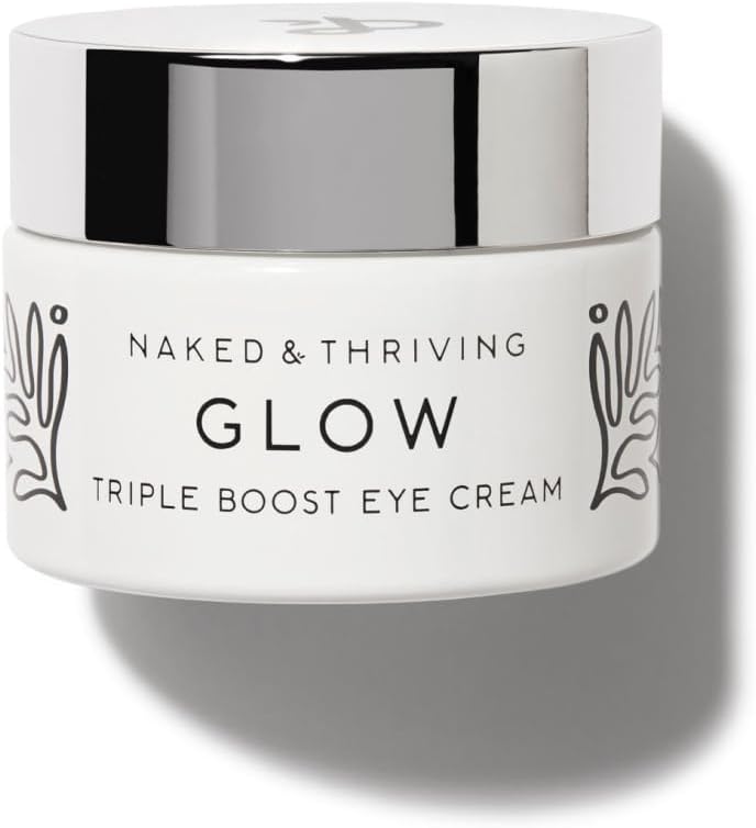 Glow Triple Boost Eye Cream | Hyaluronic Acid & Squalane | Hydrate, Moisturize & Nourish | Vegan, & Naturally-Derived | Highly-Concentrated Antioxidant Blend (15mL)