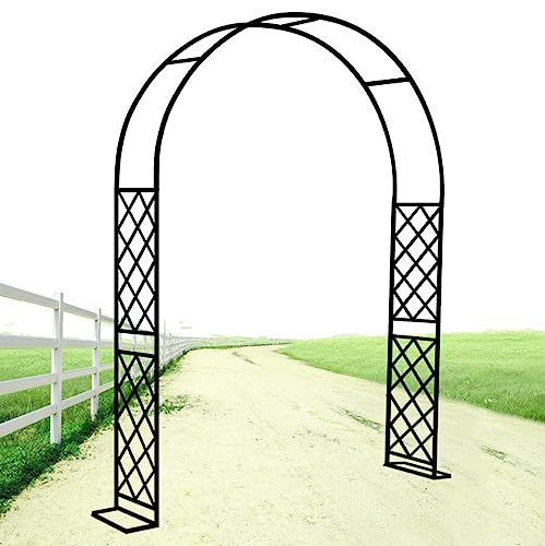 Arco de jardín robusto que evita la caída de tus plantas trepadoras 2
