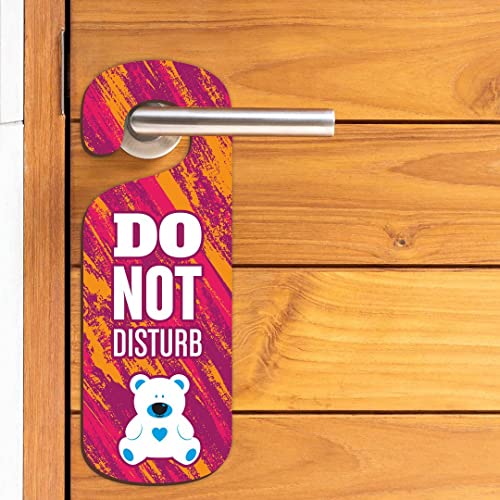 Image of KREEPO Do Not Disturb MDF Door Sign Hanger Size(24cm x 8.5cm) kr42