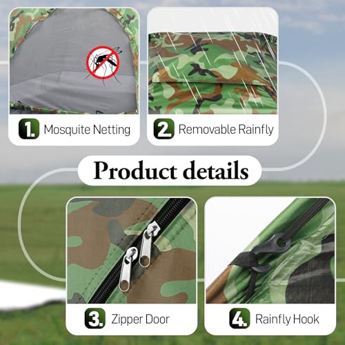 Carpa Vingli Camuflaje para Camping 3-4 Personas miniatura 3