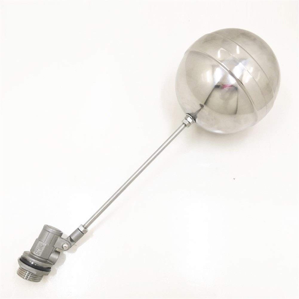 1pc Floating Ball Valve DN15 DN25 Cold and Hot Water Tank Float Stainless Steel Cock(304,DN15)