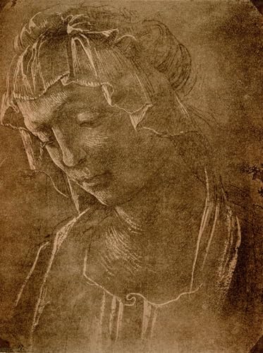 Lienzo de Cabeza femenina de Sandro Botticelli para decoración clásica de 60x90cm