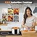 K&H Dual Induction Stove Top - 24 Inch Built-in Electric Induction Cooktop with 2 Burners, 9 Power Levels, Touch Control, Timer, Child Lock, Ceramic Glass Surface, 3100W, Energy-Efficient, INDH-3102Hx