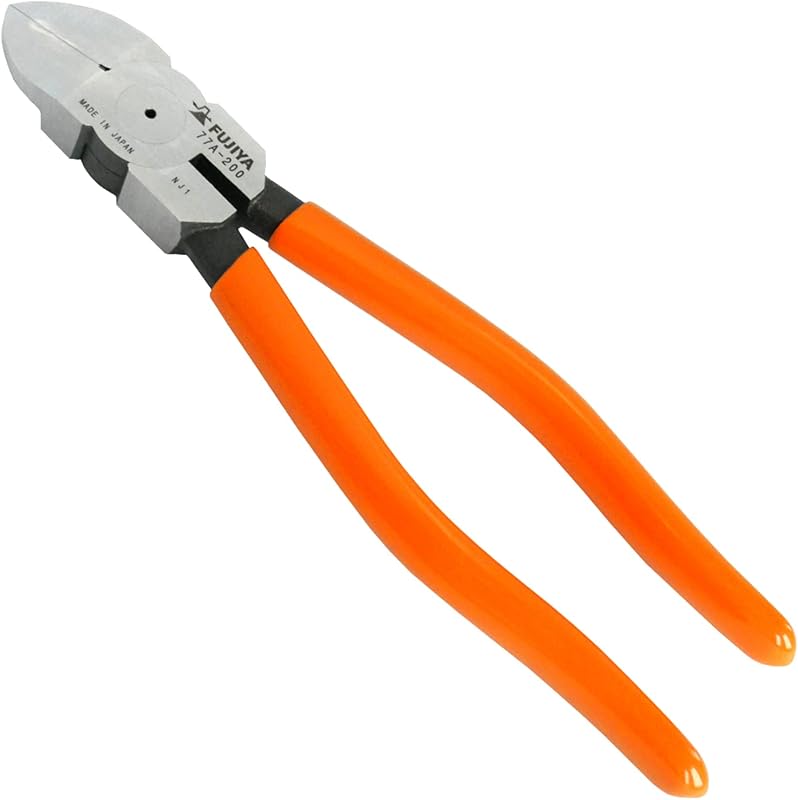 Alicate de Corte Diagonal Fujiya 77A-200 com Lâmina Fina e Reta 20 cm