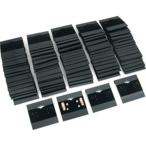 Image of DIY Crafts Velvet Jewellery Earring Stud Hanging Display Holder | Elegant jewellery display holders for organising, showcasing and protecting earrings neatly (100 Pcs)
