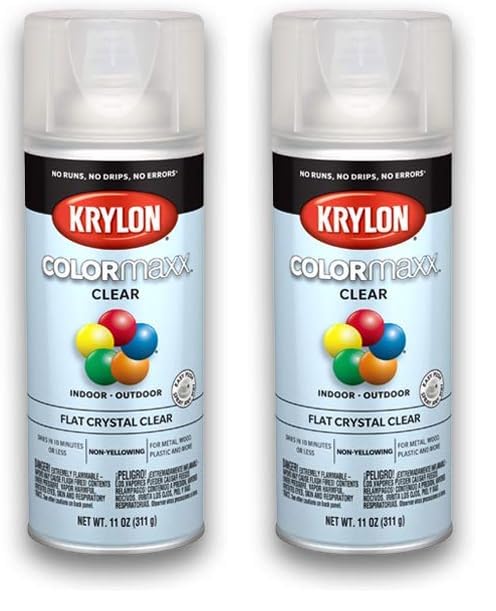 Krylon K05547007 COLORmaxx Acrylic Clear Finish for Indoor/Outdoor