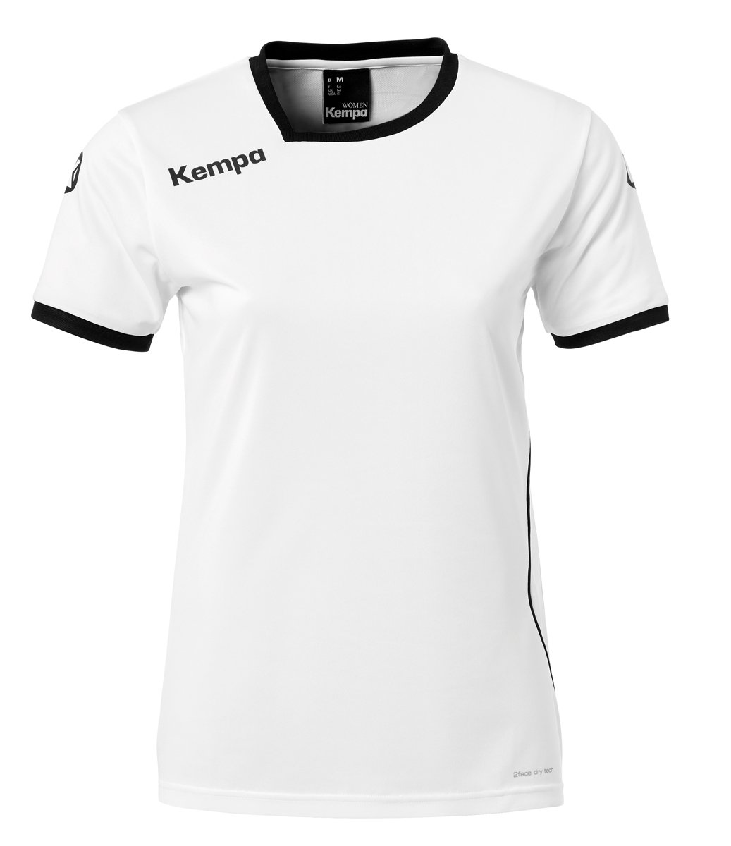Kempa Women Curve Jersey Ladies Jersey - White/Black, XS