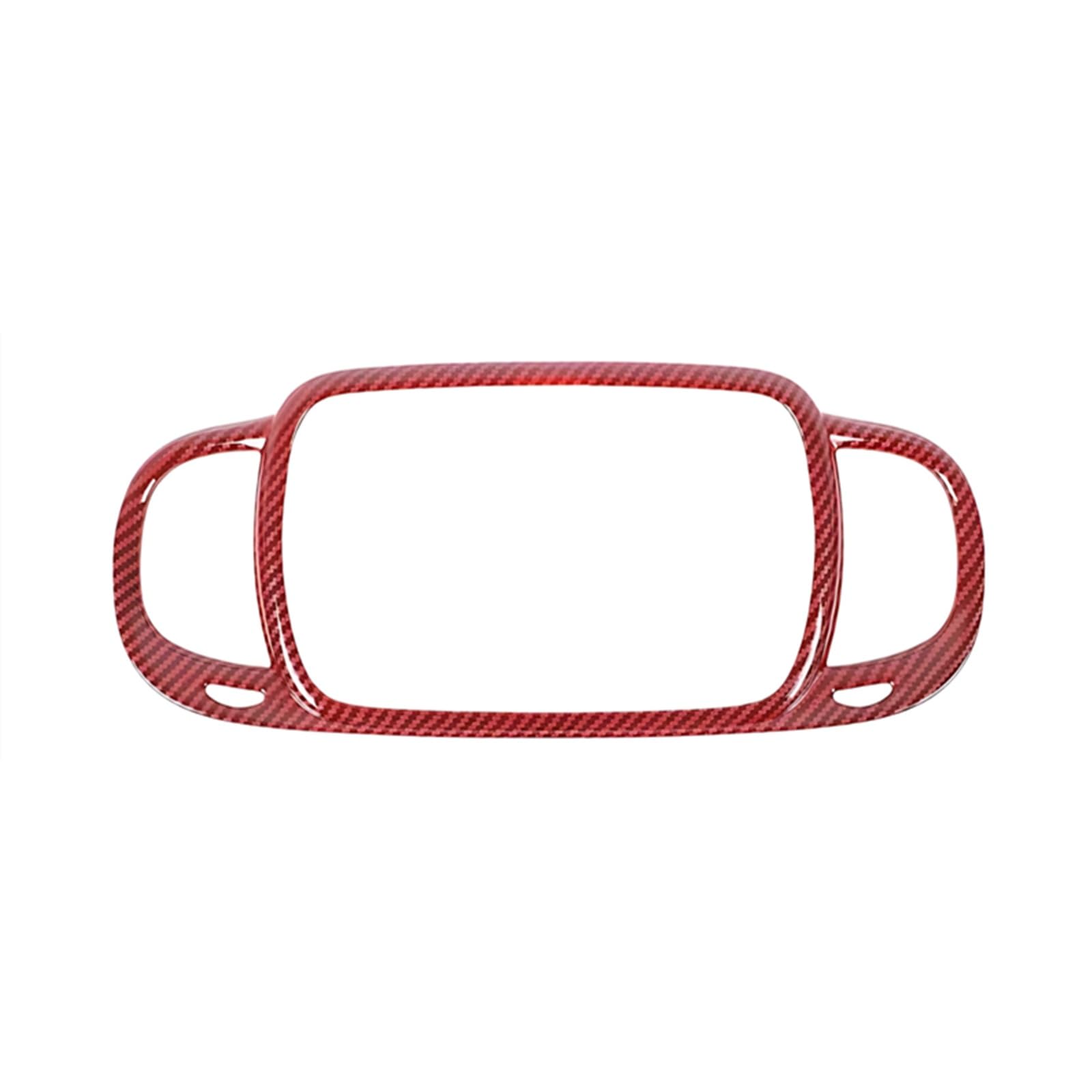 Dashboard Outlet Cover Compatible with Fiat for 500 2016-2024 ABS Car Center Air Vent Trim Frame Air Outlet Decorative Cover Sticker