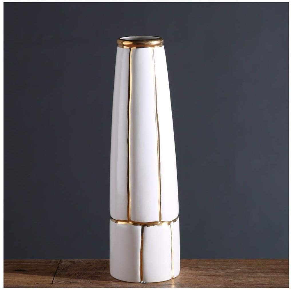 Vase en céramique MU pour décoration florale de salon moderne