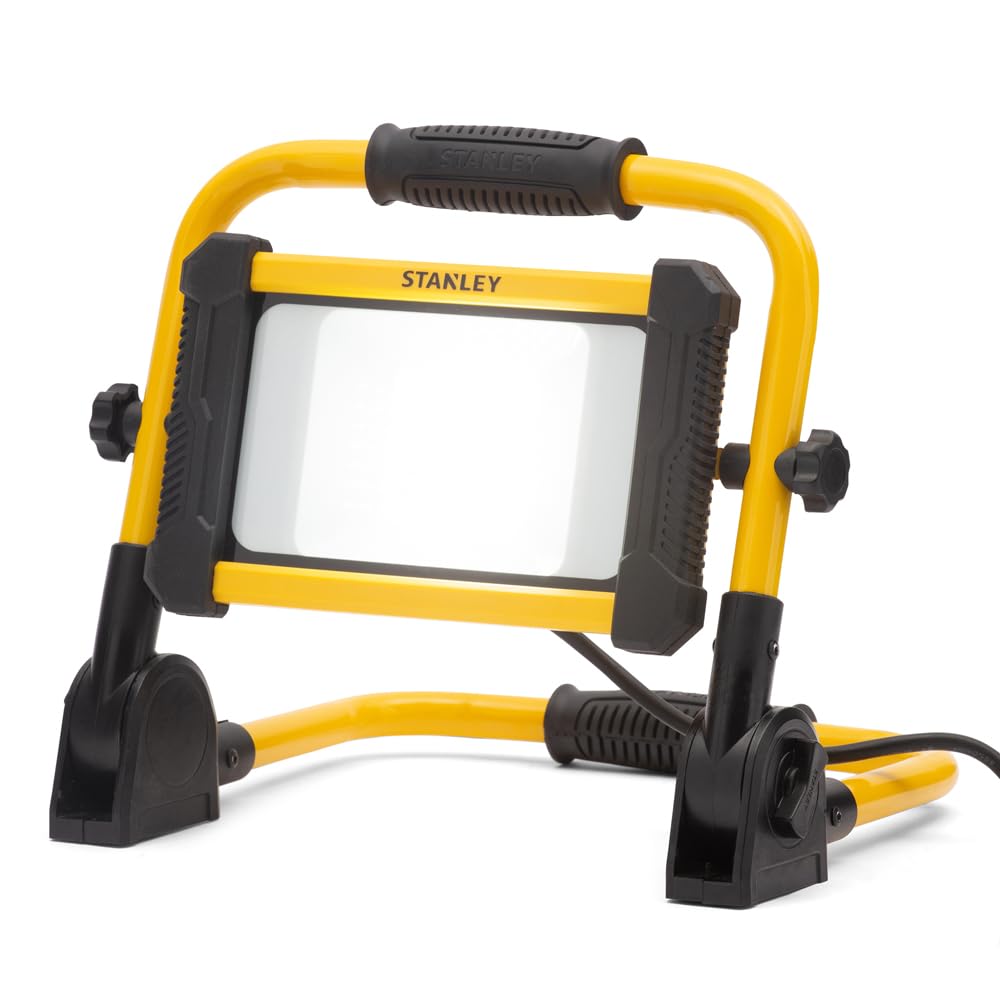 Litecraft Yellow, Black Stanley Work Light 30 Watt Portable Led Outdoor Floodlight - Black, Yellow (30, Watts)