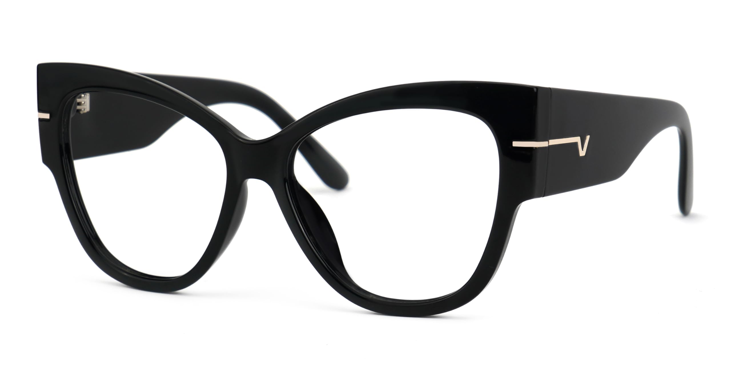 VOOGLAMVOOGLAM Oversize Cat Eye Blue Light Blocking Glasses for Women Anti UV Eyestrain Eyewear Elektra