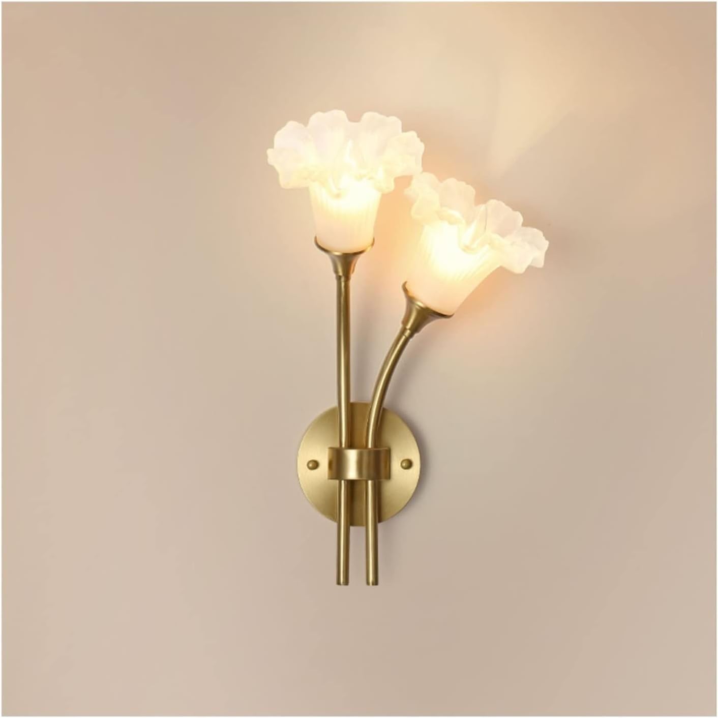 CWCQGH Wall Lights Lamps Copper Bedroom Bedside Lamp Living Room Background Staircase Corridor Sconce