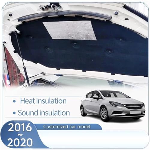 Alfombrilla aislante acústica de coche para Opel Astra B16: fundas textiles contra el calor 2