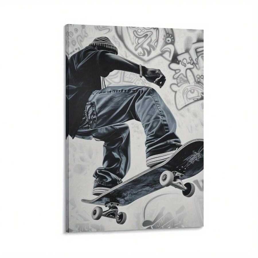 Affiche graffiti street art pour decoration interieure salon et bureau