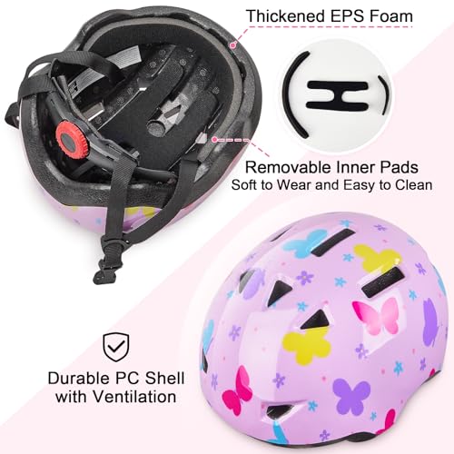 Image of Toddler Helmet, Baby Infant Kids Bike Helmet for Kids Age 1-3 /2-4 /3-5 /5-8 Adjustable Toddler Bike Helmets for Boys Girls for Scooter Skateboard Cycling