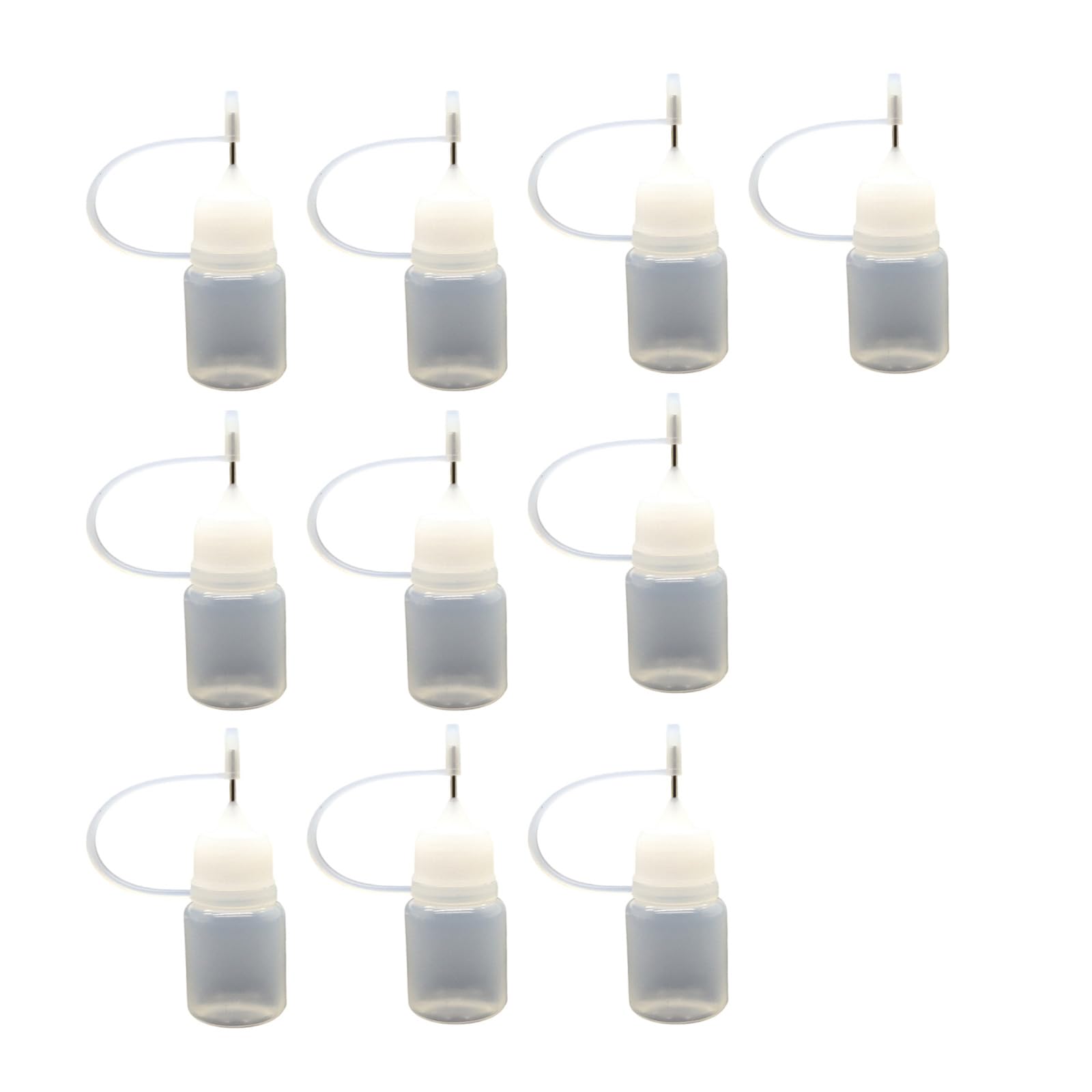 Buxuaaaa Precisions Needle Tip Applicator Bottles, Glues Applicator Bottles Liquid Dropper for Acrylic Painting Perfumes Dropper for Liquid