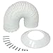 SPARES2GO Kit de manguera de ventilación para secadora Indesit