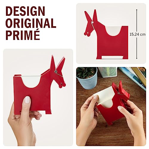 Idée cadeau originale : le porte-mémo Morris l'âne rouge