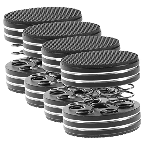 Coussinets isolants pour haut-parleur VILLCASE en alliage d'aluminium et caoutchouc x4