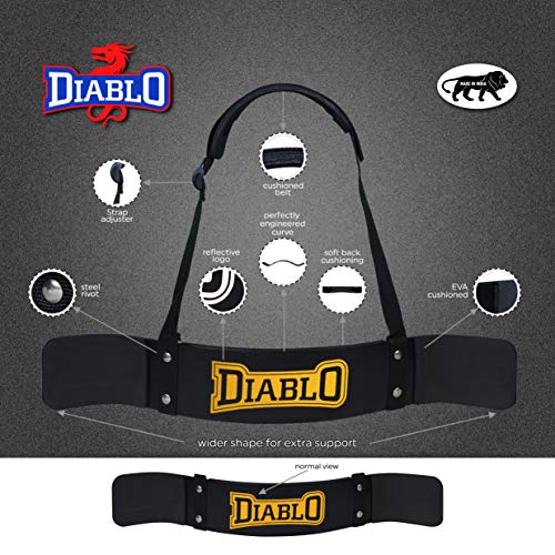 Image of Diablo Arm Blaster for Muscle Arms Bicep Builder with Heavy Duty Padded Straps(Yellow Sticker)