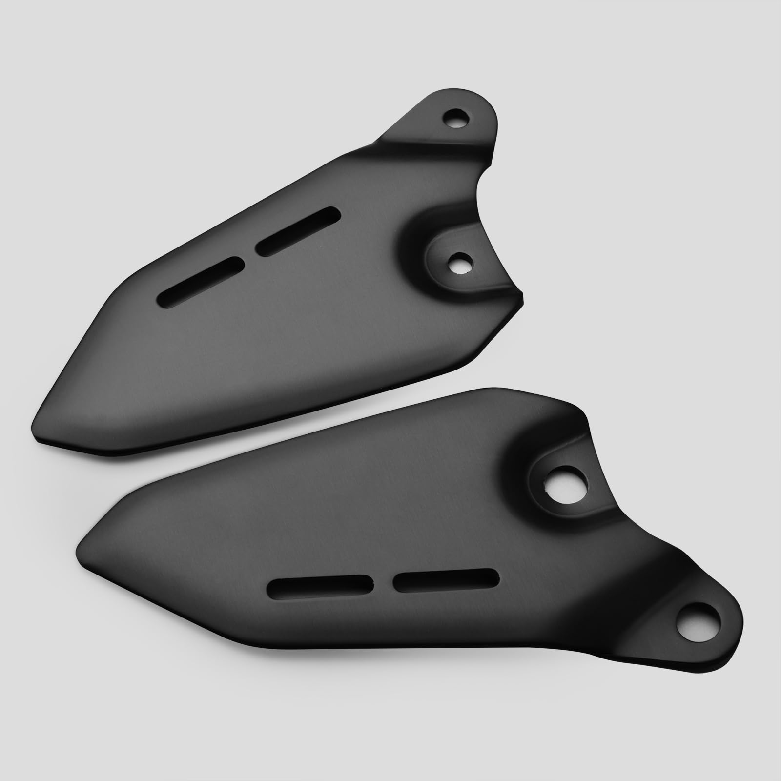 Fersenschutzplatte aus Aluminiumlegierung Passend für Z900RS 2018-2026 Links & Rechts Set Fußraste Fußstütze 2019 2020 2021 2022 2023 2024 2025 2026 (Schwarz Matt)