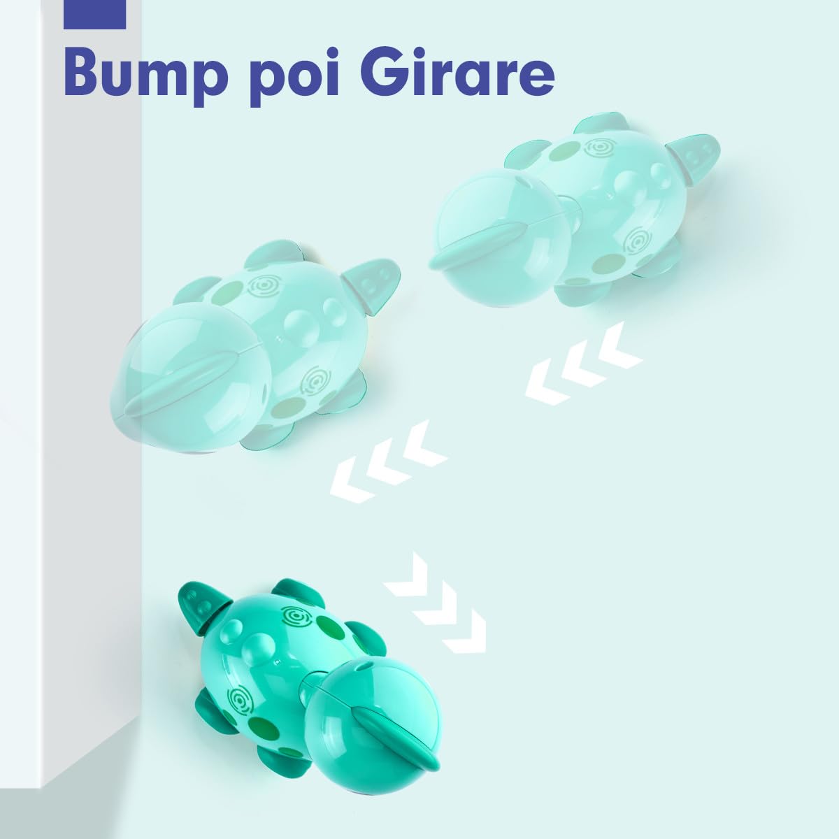 CubicFun Giochi Bambini 1 Anno Dinosauro Interattivo - Giocattolo Gattonare con Musica e Luci, Dino Sonoro per Neonato 12 18 Mesi, Regalo Bambino 1 2 Anni Compleanno