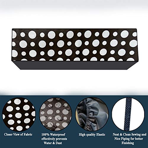 Image of Polycarbonate Water & Dustproof Split Ac Cover for Daikin 1.5 Ton 5 Star Inverter, Copper, Ftkg50tv16u, Gray (Color19)
