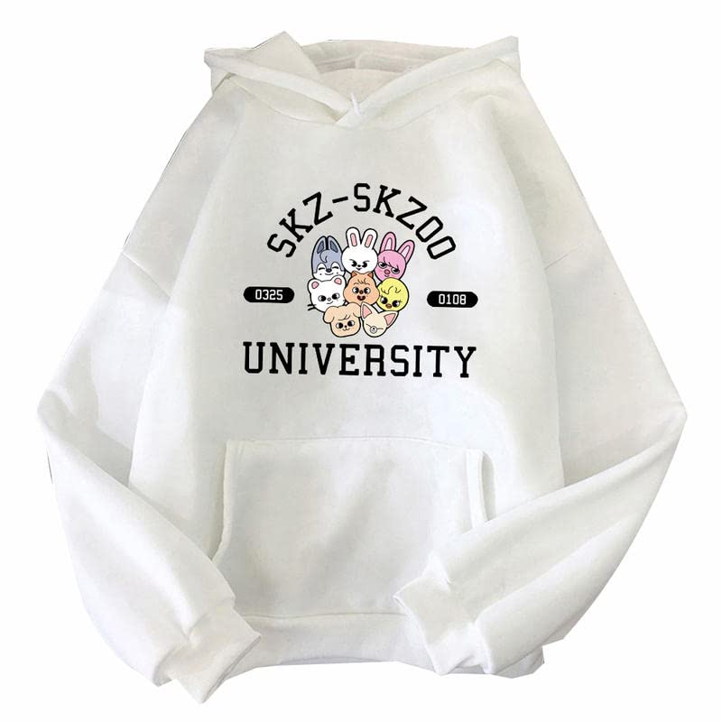 Kpop Skzoo Stray Kids Sweats À Capuche Mignon Dessin Animé Femmes Hommes Streetwear Haut Harajuku Décontracté Pull À Capuche Couple Vêtements