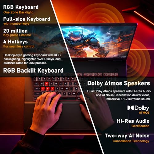 Image of PCONLINE ASUS TUF 18-Inch RTX 5060 AMD Ryzen 7 260 Gaming Copilot AI Laptop | A18 FHD+ 144Hz /3ms Display, Customized 16GB - 64GB DDR5, 1 - 4TB SSD, , RGB Backlit KB, FHD Camera, HDMI, Windows 11 Home