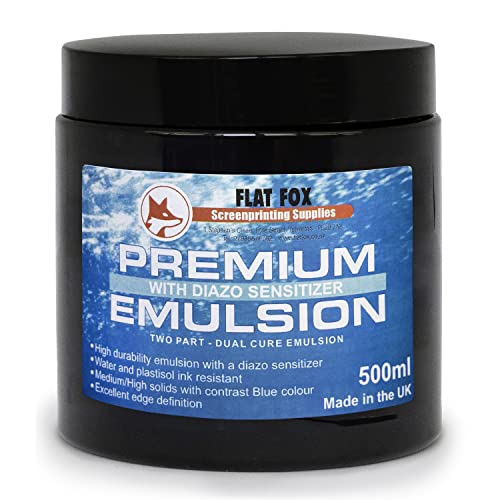 Serigrafía Fotográfica Emulsión y Sensibilizador Diazo - Flat Fox (500 ml)