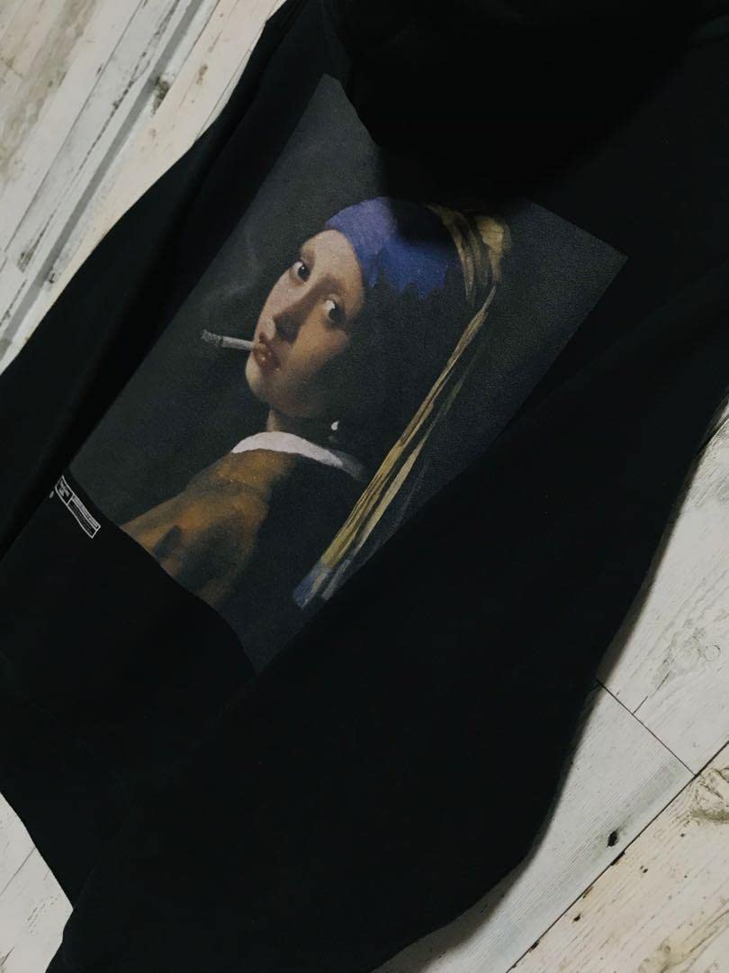 Amazon.co.jp: 真珠耳飾り少女芸術。FR2パーカー フェルメール XLARGE 