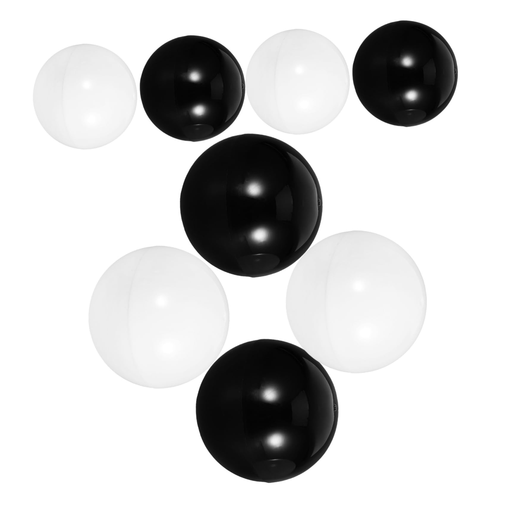 FOYTOKI Vending Machine Balls 8pcs Plastic Balls 7cm Gumball Machine Toys Robust Construction for Boys and Girls