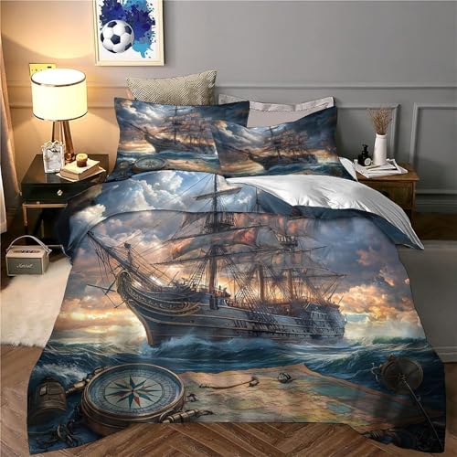 Housse de couette voilier 3D anti-tache inaltérable - 6