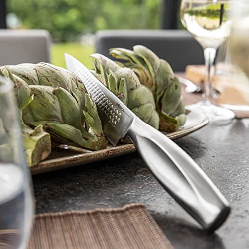 Image of BOSKA Chef Knife Monaco+ (15 cm) Sous Chef Knife - Stainless Steel Multipurpose for Kitchen - Slicing Knife for Meat Cutting and Dicing Gourmet Food