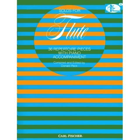 ATF104 - Solos for Flute - 36 Repertoire Pieces with Piano Accompaniment Cover
