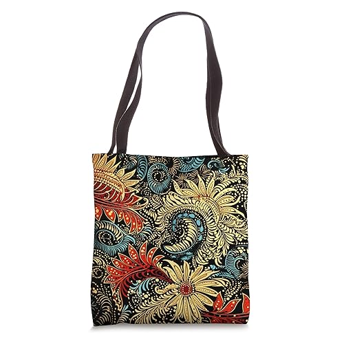 Traditional Batik Pattern Design Indonesian Tote Bag