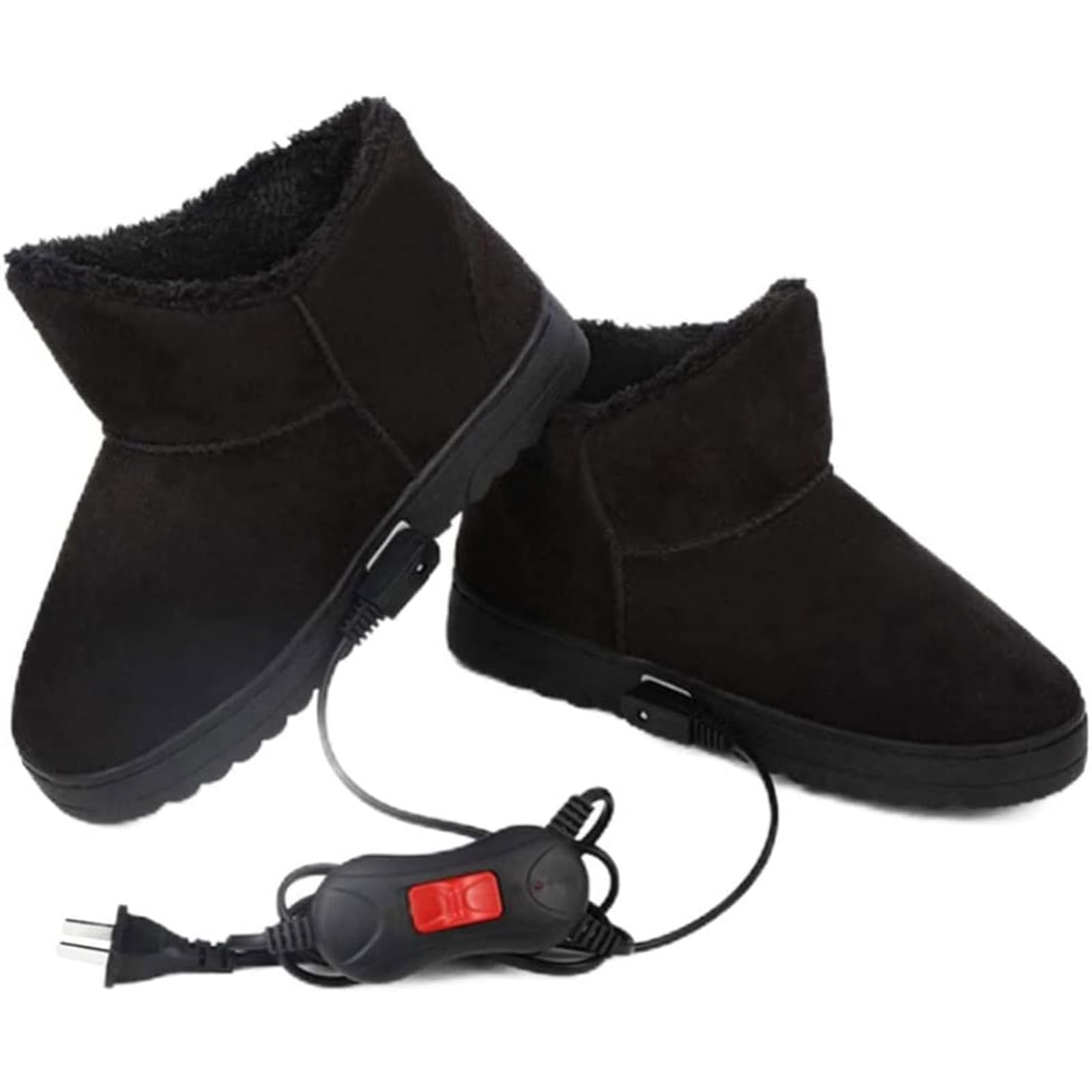 USB Verwarmde Slippers Elektrische Verwarming Voeten Warmer Snel Verwarmd Pluche Schoen Wasbaar Usb Elektrische Winter Voetwarmer Voor Voeten Grootte Tot 43